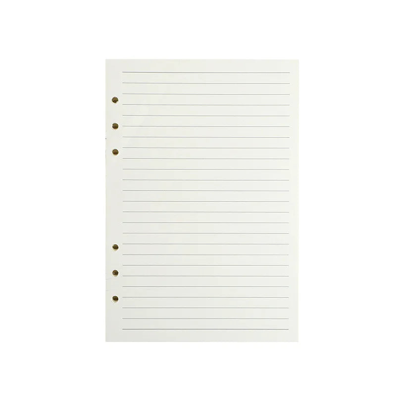 45 Sheets A5 A6 A7 Loose Leaf Notebook Refill Spiral Binder Inner Page Line Blank craft Grid Inside Paper Stationery