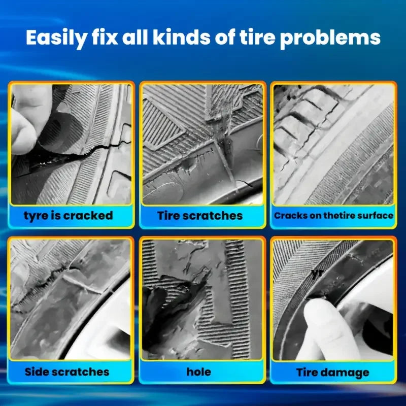 High Viscosity Shoe Glue - Tire Repair Adhesive for Cracked Soles & Damaged Shoes, Waterproof & Wear-Resistant Rubber Filler