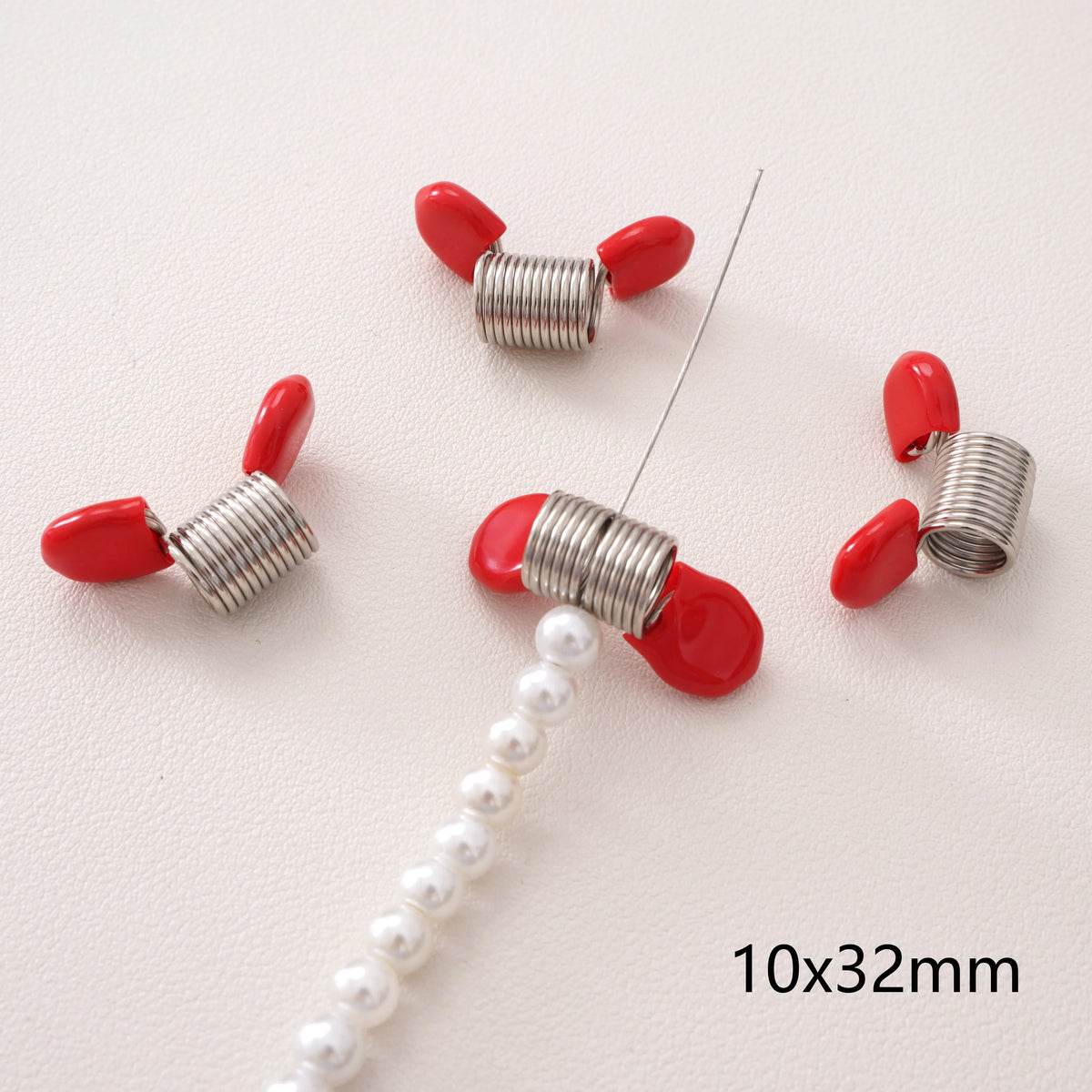 1pcs Bead Stopper Spring Clip Creative Bead Wire End Jewelry Making Tool DIY Bracelet Necklace Tool for Handmade Jewelry - 1p