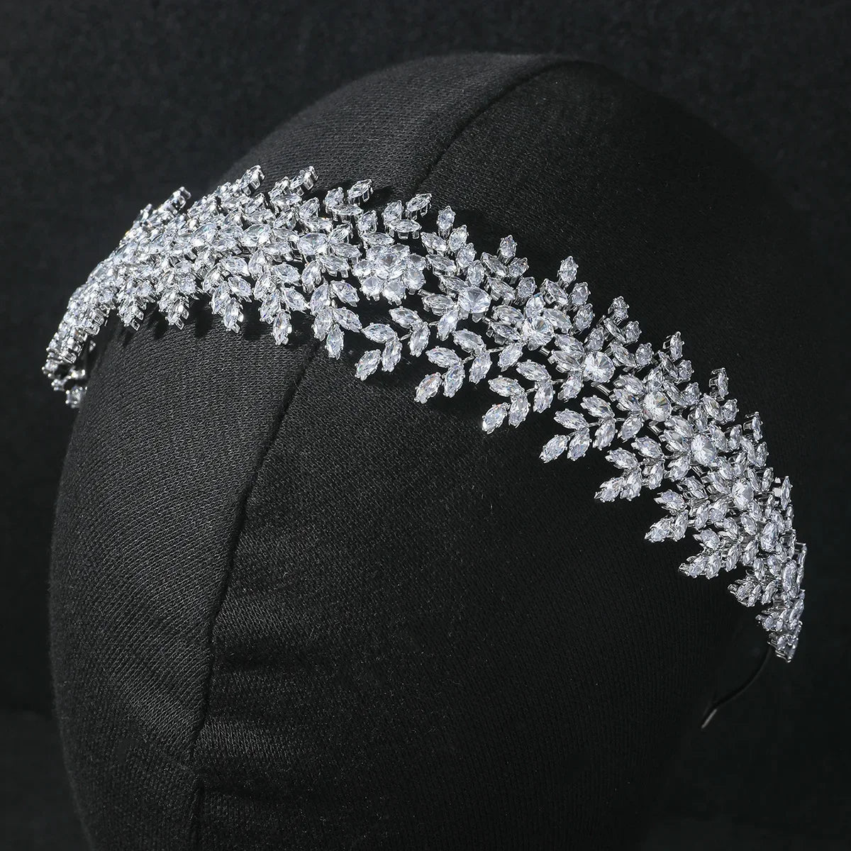 Luxury Bridal Tiara Wedding Headband Cubic Zirconia Bride Headband Tiaras And Crowns For Women Party Prom Hair Jewelry Headdr