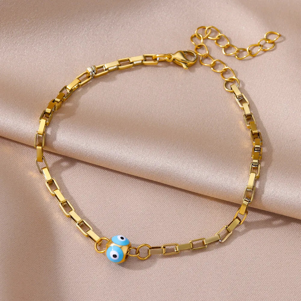Anklets for women Foot bracelet women summer accessories Bracelet on the leg stainless steel ankle chain Jewelry - S