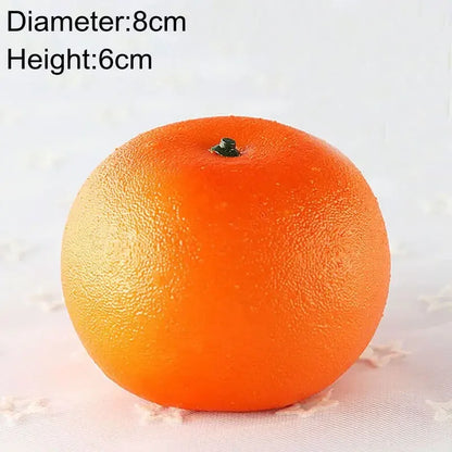 Artificial Fruits and Vegetables Home Decoration Fake Orange Peach Apple Pear Grape Lemon Peach Ornament Food Photography Pro