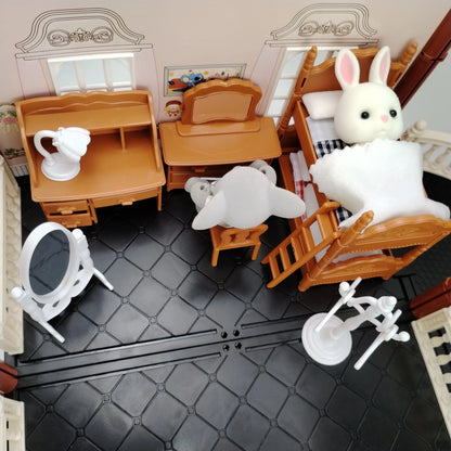 miniature items dollhouse furniture accessories living room bedroom supermarket shopping games family interaction doll kids t