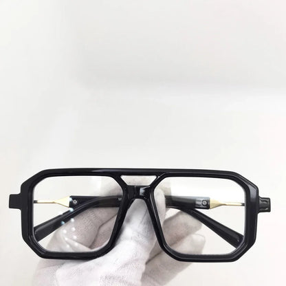 Light Frame Anti Blue Glasses Transparent Black Optical Glasse Women Men Square Eyewear Blocking eyeglasse Spectacle Eyeglass