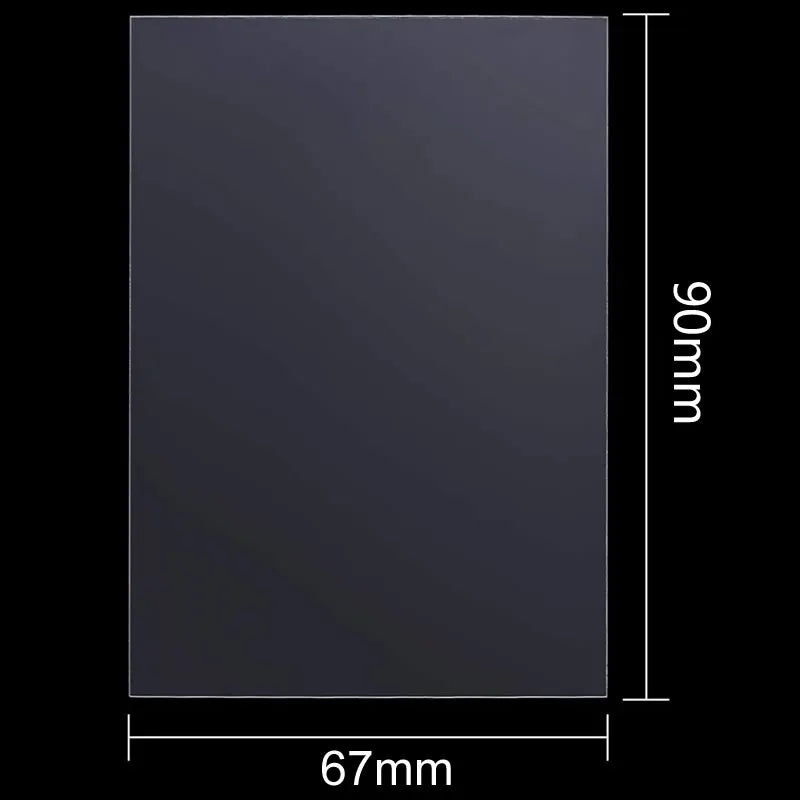 100 Counts Transparent Games Card Sleeves Playing Protector Compatible Trading Cards Folder Case Holder Toy Gift