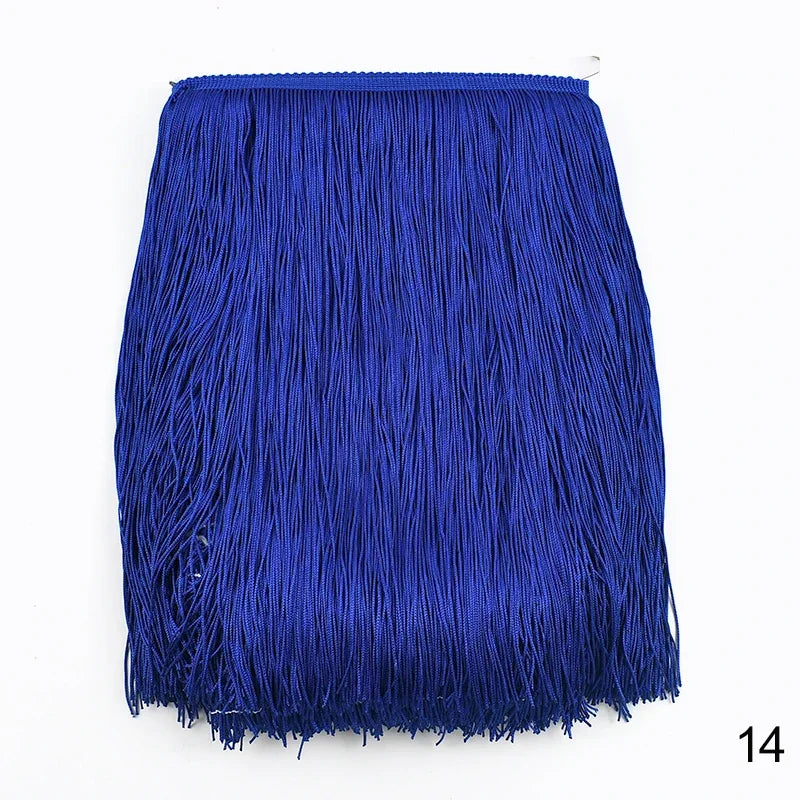 Lace Trim Fringe Tassels 2/5/10M, 30cm Long, For Curtain, Sewing, DIY Accessories - 14 / 30cm-5Yards