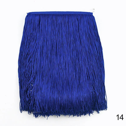 Lace Trim Fringe Tassels 2/5/10M, 30cm Long, For Curtain, Sewing, DIY Accessories - 14 / 30cm-5Yards