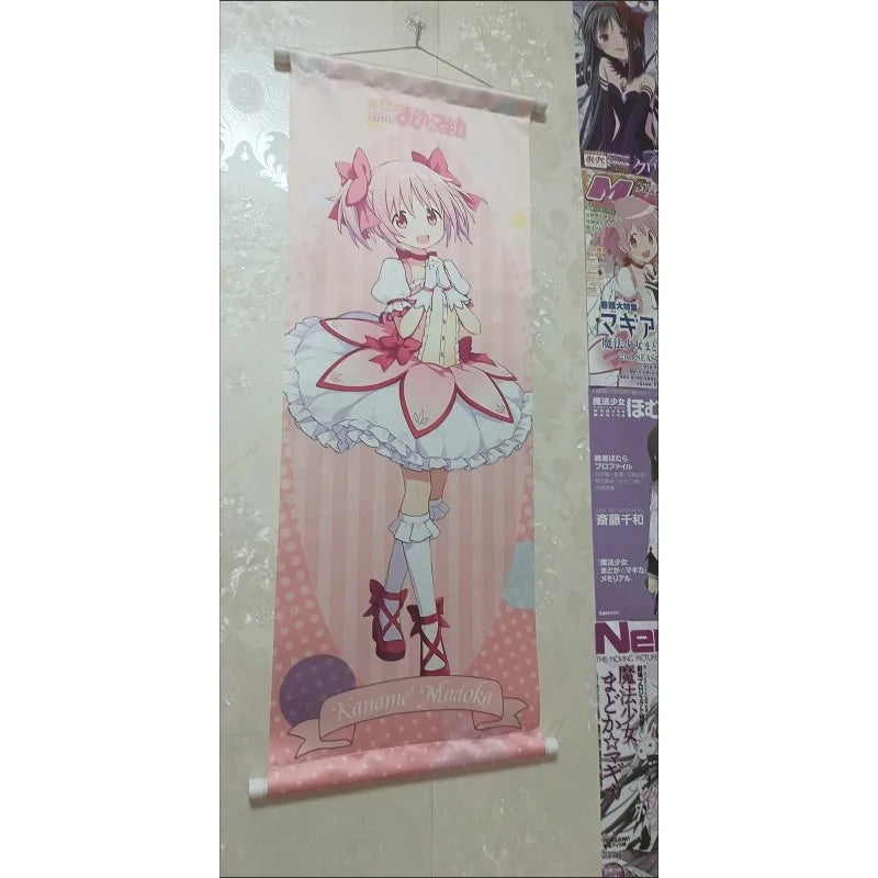 Kawaii Anime Scroll Canvas Posters and Prints Decoration Wall Hanging Painting