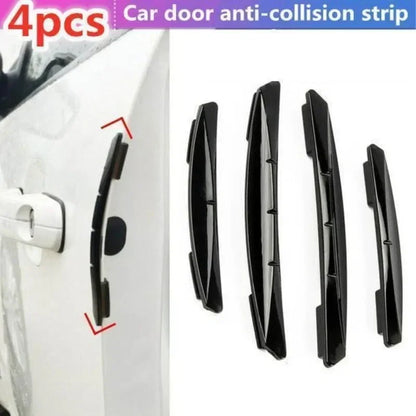 4Pcs/Set Car Door Side Anti-collision Decorative Guard Plate Anti-scratch, Car Anti-collision Strip