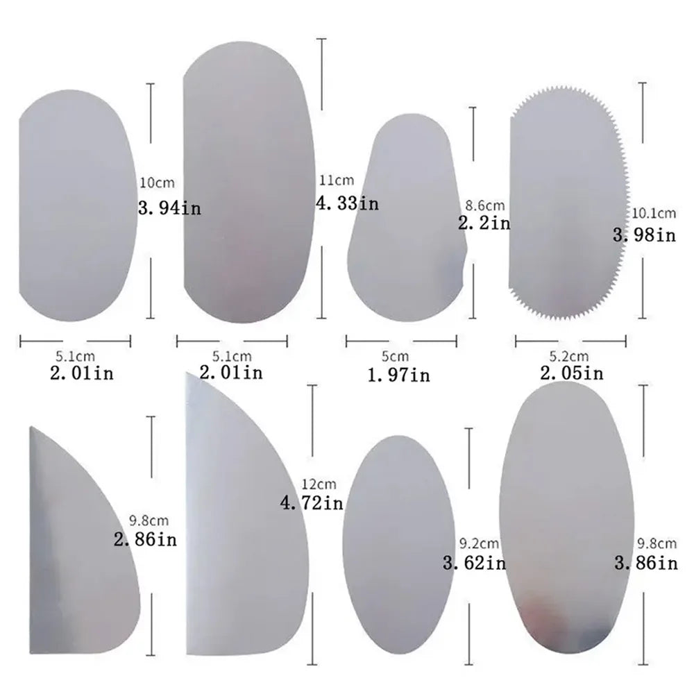 Stainless Steel Metal Scraper, Ceramic Repair Stainless Steel Scraper, Oil Mud Scraper, Clay Sculpture Tool, Sculpture Scrape