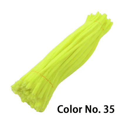 Chenille Stem Pipe Kids DIY Creative Toys Chenille Sticks Cleaners Kindergarten Educational Handmade Material Plush Strips - 