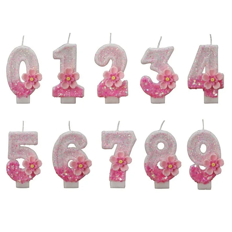 Creative digital candle birthday cake decoration daily necessities birthday candle