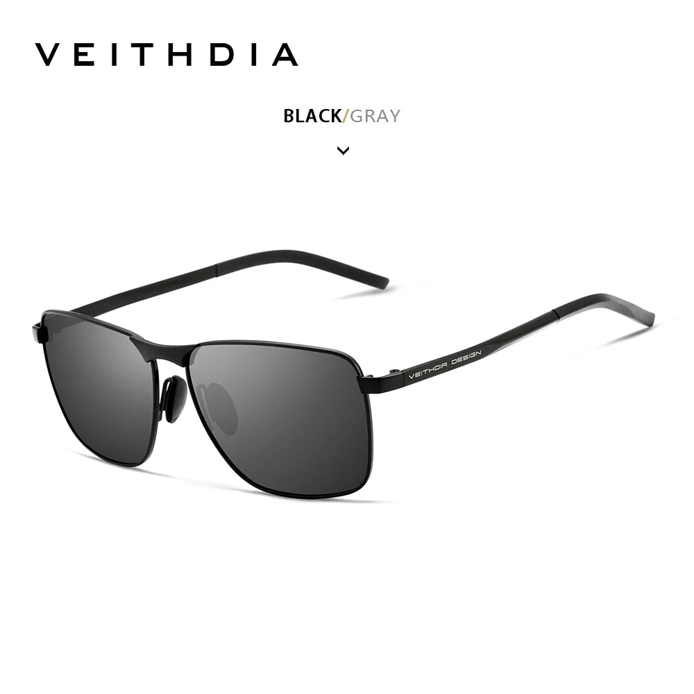 VEITHDIA Brand Men's Vintage Sports Sunglasses Polarized UV400 Lens Eyewear Accessories Male Outdoor Sun Glasses For Women V2