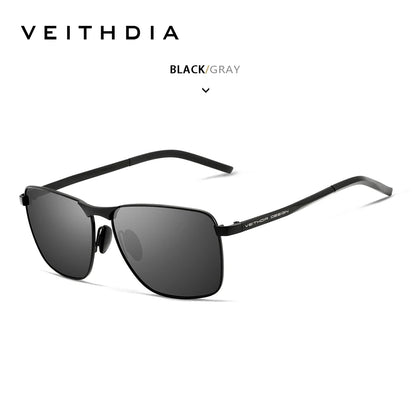 VEITHDIA Brand Men's Vintage Sports Sunglasses Polarized UV400 Lens Eyewear Accessories Male Outdoor Sun Glasses For Women V2