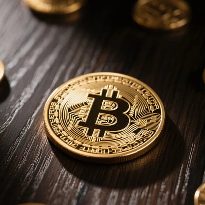 Gold Plated Bitcoin Coin Collectible Art Collection Gift Physical Commemorative Casascius Metal Antique Imitation Happy Birth