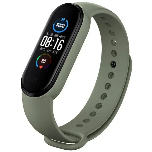 Watch Strap For Xiaomi Mi Band 7 6 5 4 3 Wristband Silicone Bracelet Wrist Straps MiBand 3/4 band5 band6 Smartwatch Accessori