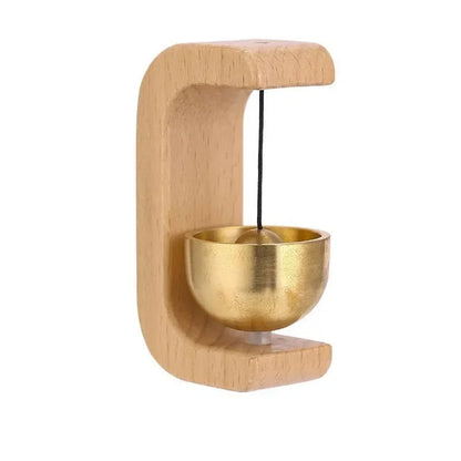 Hanging Decorations Wooden Wind Chimes Wireless Doorbell Entrance Door Bell Decorative Wind Bell for Home Opening