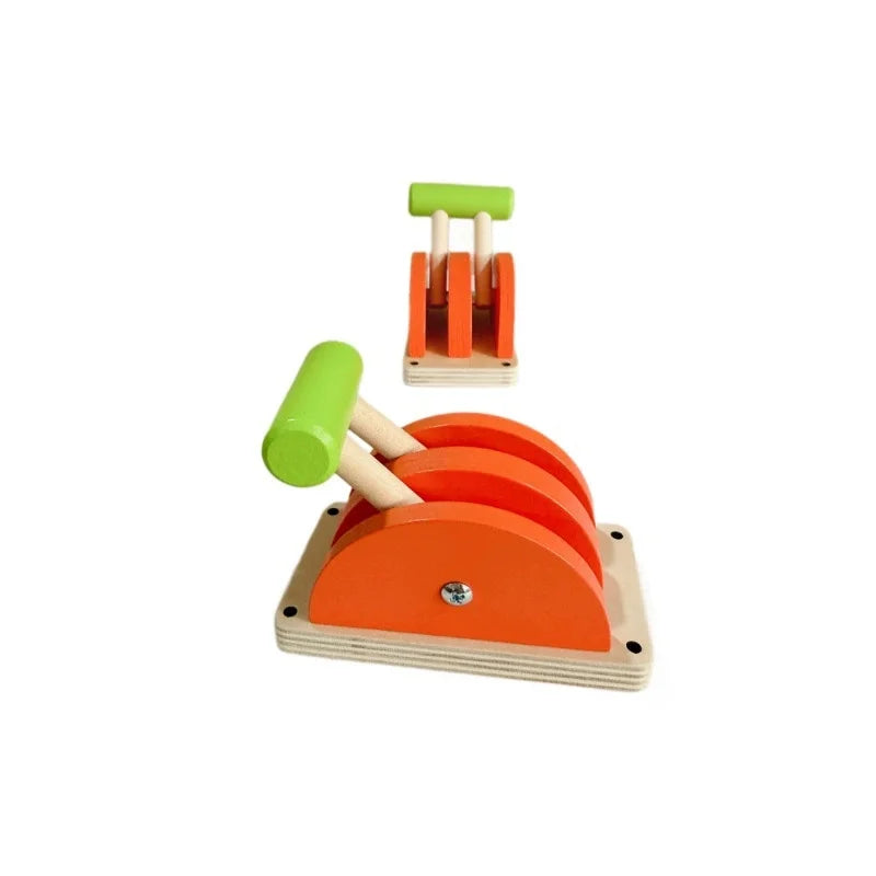 DIY Montessori Busy Board Accessories Bee Flower Gear Gate Educational Toys LED Lamp Drum Learning Wooden Game Busy Board Toy