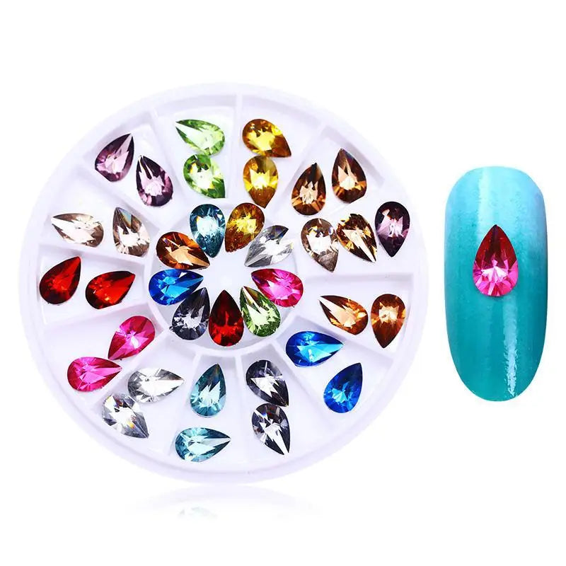 nail parts nail art glitter rhinestone Crystal gems jewelry Bead Manicure decoration accessories nail supplies for profession