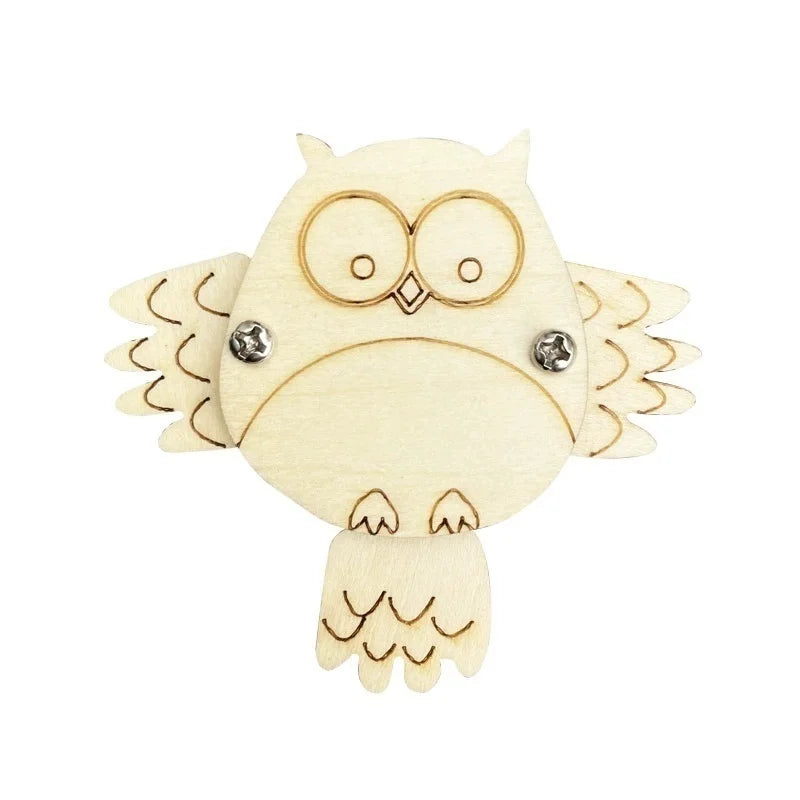DIY Montessori Busy Board Accessories Bee Flower Gear Gate Educational Toys LED Lamp Drum Learning Wooden Game Busy Board Toy
