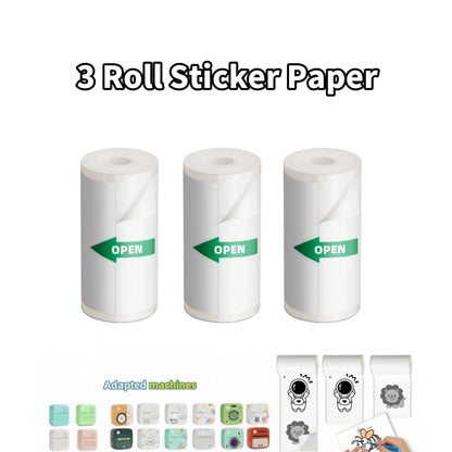 Dolewa D3 Portable Printer Thermal Paper Stickers Paper Mini Printers Labels Maker Printer for Error Printing Photo Printing 