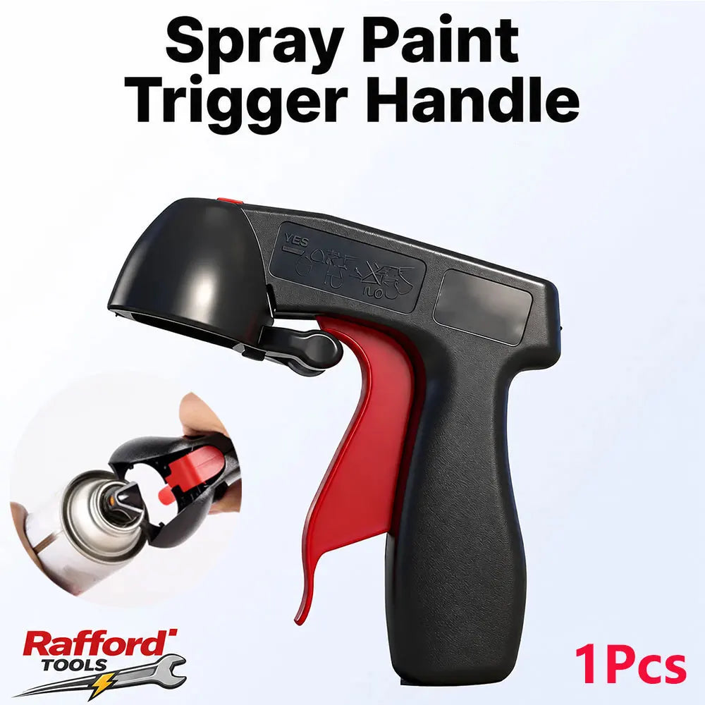 1 Pcs Plastic Portable Spray Paint Handle, Universal Reusable Car Color Changing Film Pasting Self Spraying Hand Spray Gun - 