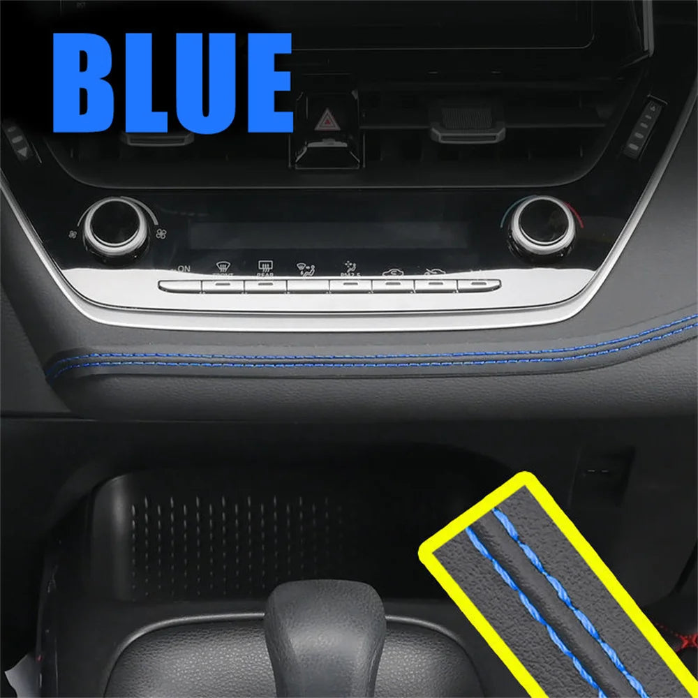 Universal Car Mouldings Trim Pu Leather DIY Braid Decorative Line Strip For Door Dashboard Sticker Car Interior Accessories -