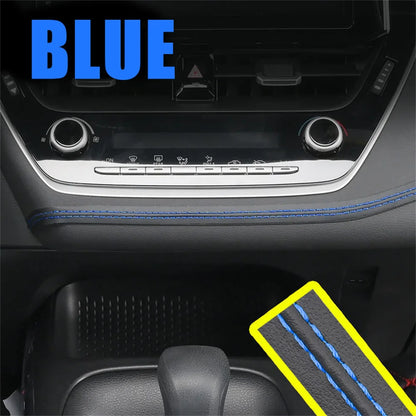 Universal Car Mouldings Trim Pu Leather DIY Braid Decorative Line Strip For Door Dashboard Sticker Car Interior Accessories -