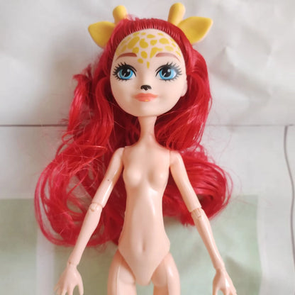 Multi-Joints Movable Doll Body Toy 23cm Doll Toy To Fit Many Heads White Green Brown Purple Monstering High Doll Body Cat hea