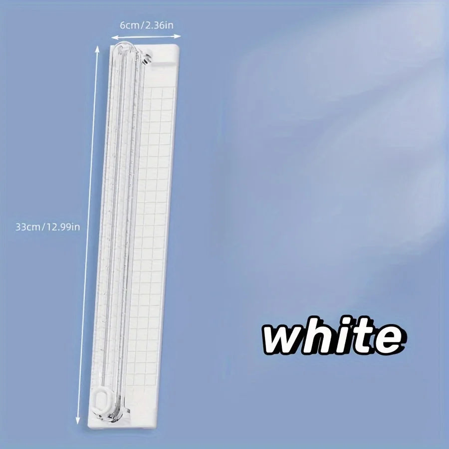 1PC Portable A3/A4 Paper Cutter Trimmer, Uncharged Manual Cutting Tool Made with Durable Plastic, School, Home, and Office Us