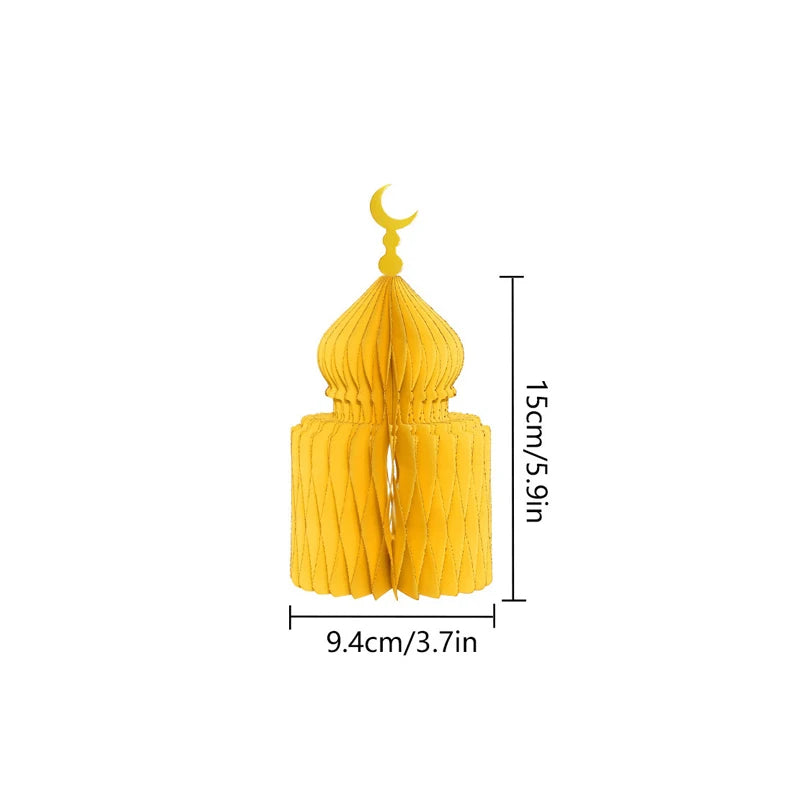 Ramadan decorations 2026 Honeycomb Ball Party Favors Gifts Ramadan Decoration 2026 Ramadan Festival Eid Bedroom Backdrop Deco