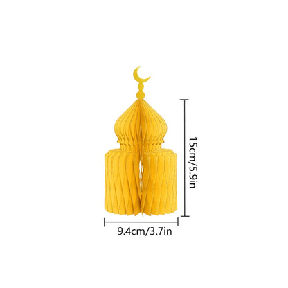 Ramadan decorations 2026 Honeycomb Ball Party Favors Gifts Ramadan Decoration 2026 Ramadan Festival Eid Bedroom Backdrop Deco