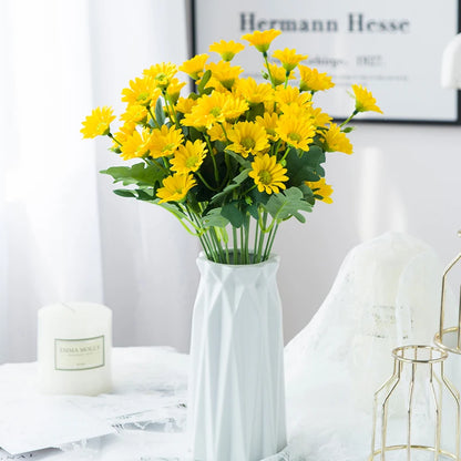 21 Heads Artificial Flower Autumn Silk Daisy Bouquet Decor Vase Home Wedding Decor Household Products Holiday Party DIY Gift 