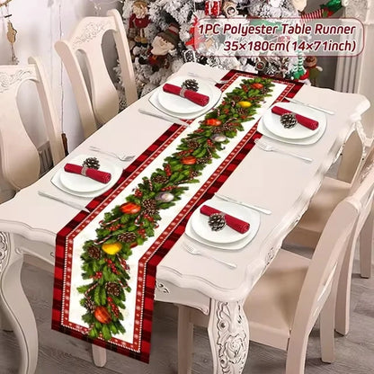 Table Runner Christmas Decoration For Home Decor 2025 Gifts - 46