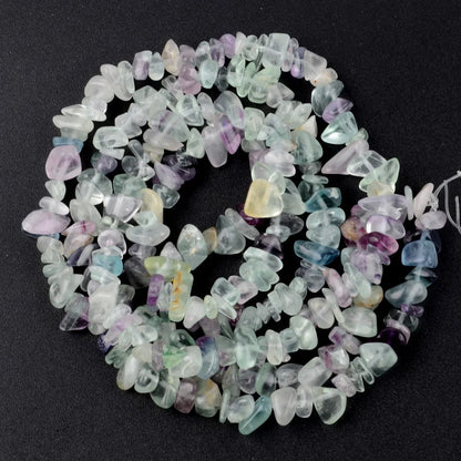 Natural Stone Chips Beads 3-5-8-12mm Irregular Gravel Beads For Jewelry Making Freeform Beads Diy Necklace Bracelet 15''