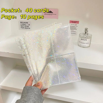 10PCS 1/2/4 Grids Photo Album A5 Inner Page Photocard Binder Photo Sleeve 6 Ring Refill Inner Page Photocard Kpop 포토카드 바인더