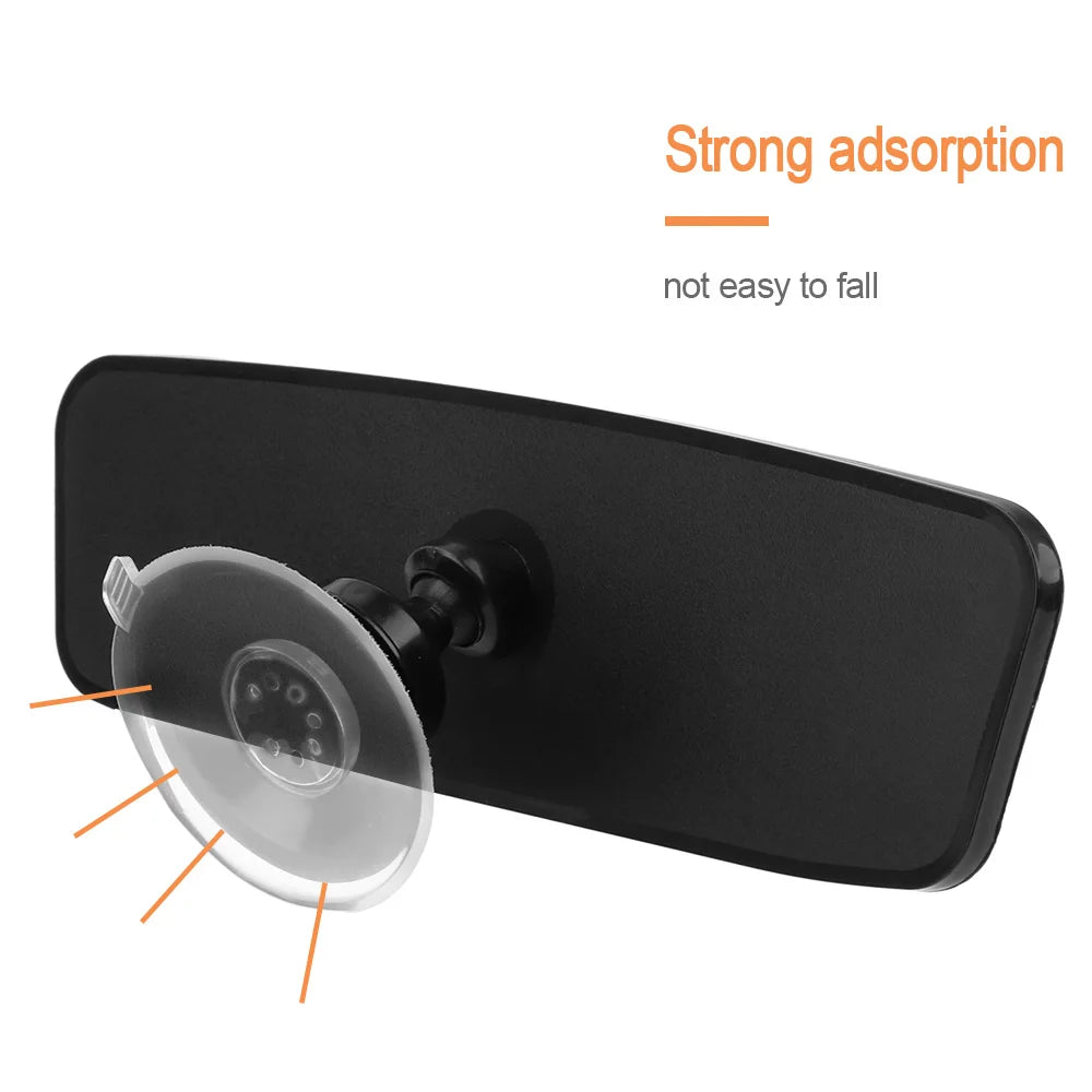 Interior Rear View Mirror 360° Rotates Car Rear Mirror Wide-angle Rearview Mirror Adjustable Suction Cup Car-styling Universa