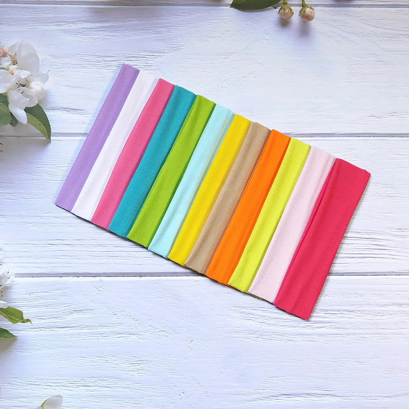Elastic Hair Band Fashion Headbands Solid Color Knitted Sports Running Fitness Yoga Hair Bands Makeup Hair Accessories For Wo