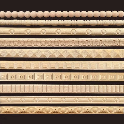 Decorative Wood Molding Wood Carved Corner Onlay Applique Frame Cabinet Home Decor Figurines Wall Art Furniture Accessories