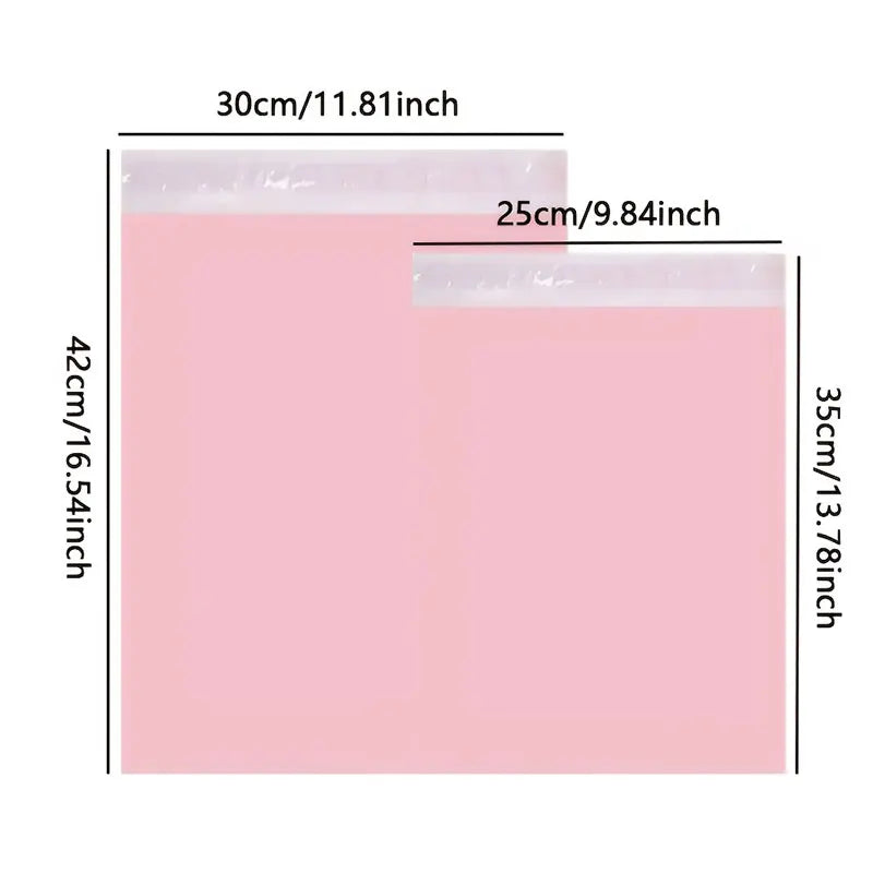 25/50/100pcs Self-Adhesive Sealing Express Logistics Mailing Waterproof & Dustproof Packaging Bag, Gift Packing & Shipping Ba
