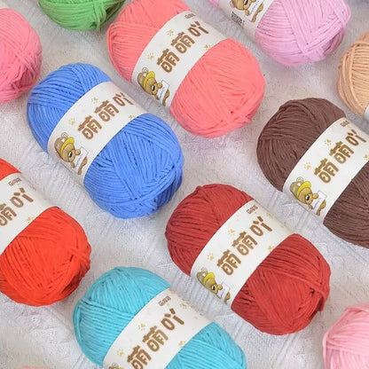 Fluffy Chenille Yarn for Crocheting doll thread Soft Bulky Velvet Yarn for Knitting Crochet Crafts Amigurumi Matte Chenille Y