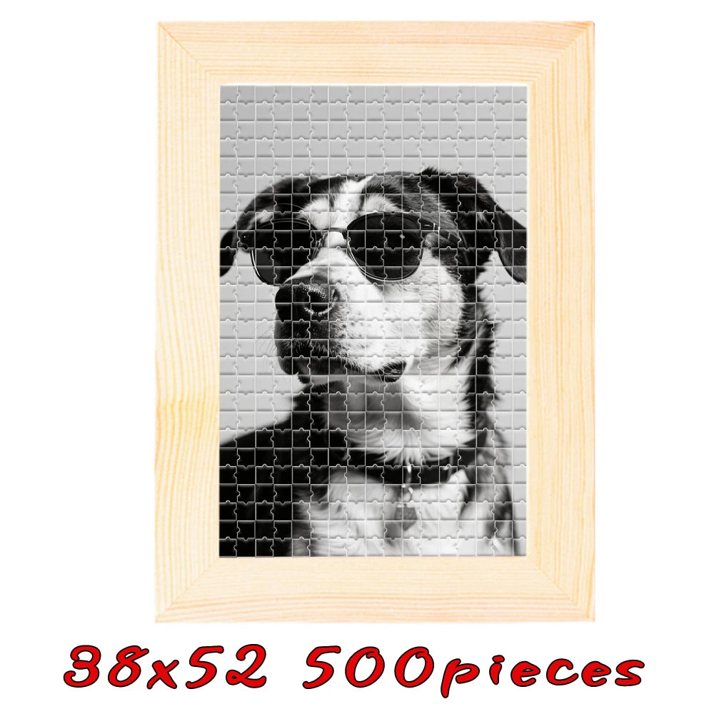 【Custom】Framed Wooden Puzzles, Custom Graduation Photo Puzzles as Gifts, Personalized, Multiple Color Sizes Wooden Frames, Gi