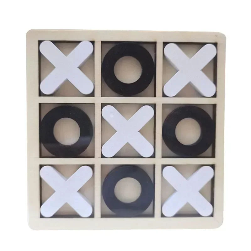 New Montessori Wooden Toy Mini Chess Play Game Jigsaw Board Games Early Educational Interaction Toys for Kids Party Battle Ga