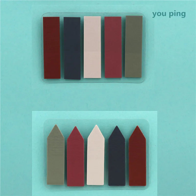 15 Types Color Self Adhesive Memo Pad Sticky Notes Bookmark Point It Marker Memo Sticker Paper Office School Supplies