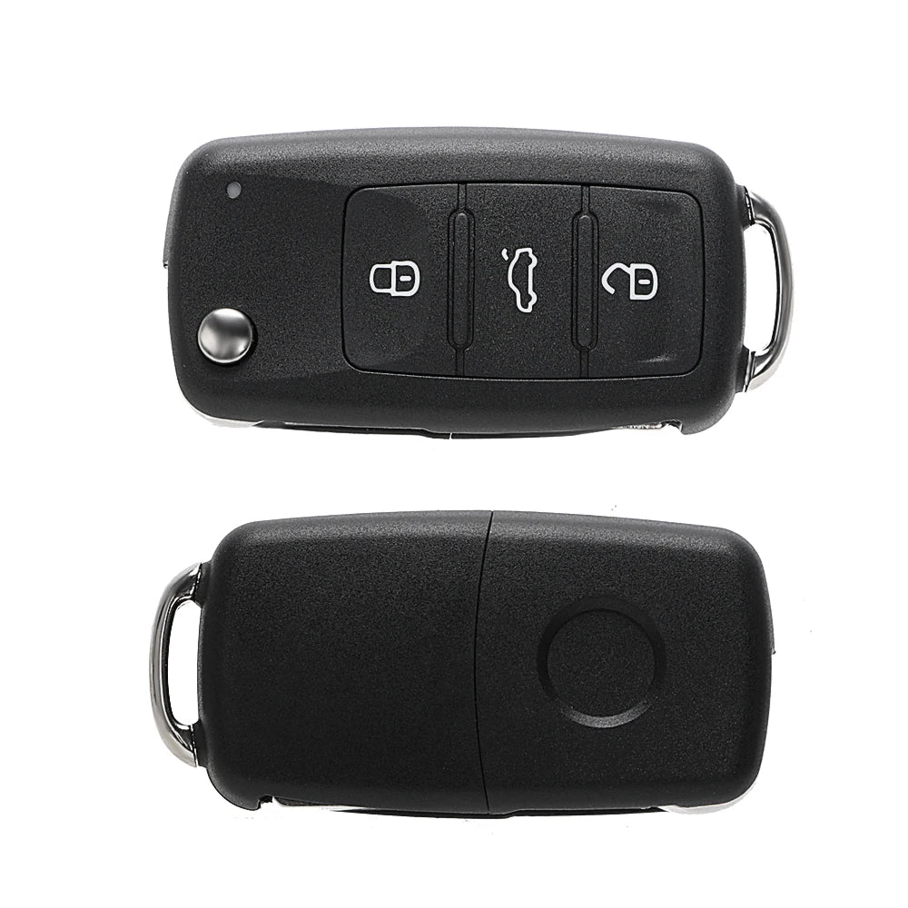3 Buttons Remote Flip Blank Covers Car Keys For VW Car Key Shell for Volkswagen Golf Jetta Polo Beetle Caddy Eos Scirocco Tou