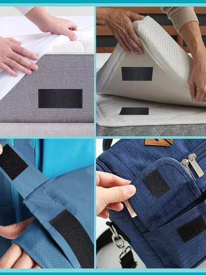 1-10M Self Adhesive Hook and Loop Tape Fastener House Diy Magic Tap Auto Double Sided Roll Strong Glue Home Strap Strips Doub