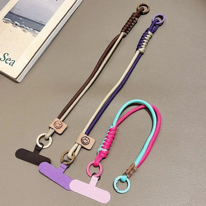 Mobile Phone Lanyard Luxury Braided Wrist Mobile Phone Lanyard Hand-held Pendant Anti-fall Multifunctional Wristband