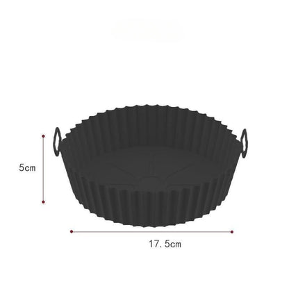 Air Fryer Silicone Liners Air Fryer Silicone Pot Reusable Silicone Air Fryer Liners Food Safe Non Stick Air Fryer Basket Acce