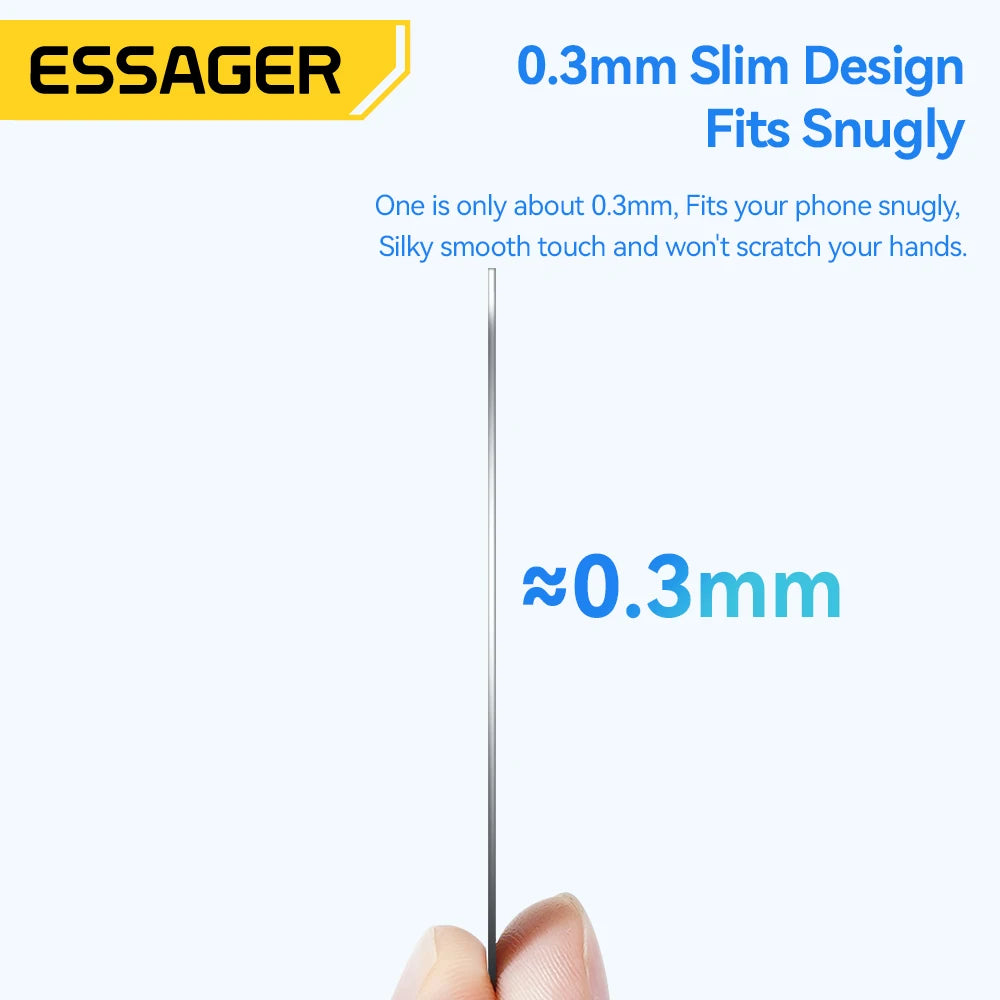 Essager 2PCS Magnetic Metal Ring for Magsafe iPhone 15 14 13 12Pro Android