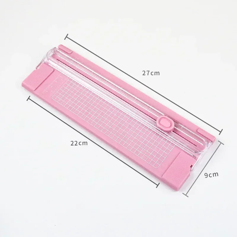 A4 Bidirectional Cutting Paper Cutter with Pull-out Ruler for Photo Trimmers Scrapbook Lightweight Cutting Mat Machine